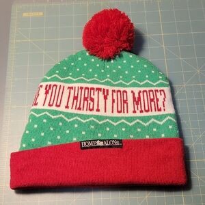 Home Alone Green and Red Beanie